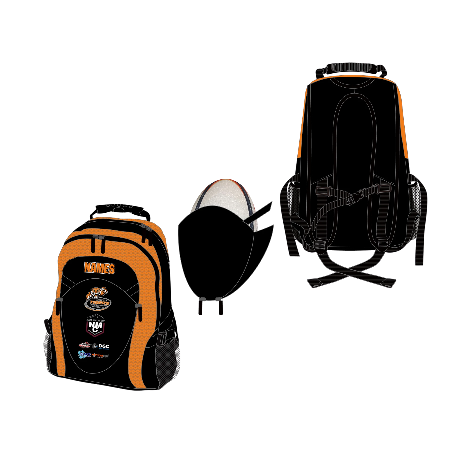 Custom Football Backpack